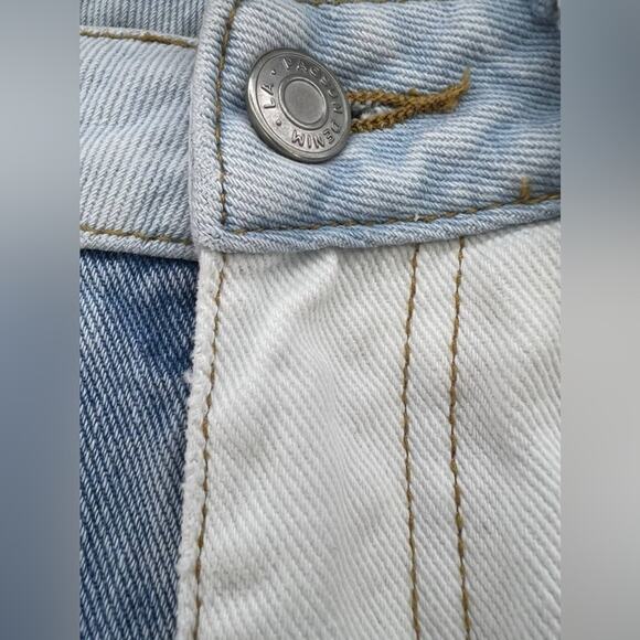 Pacsun Eco Hopper Patch Blue Mom High Rise Jeans Women’s Size 24 - Picture 13 of 15